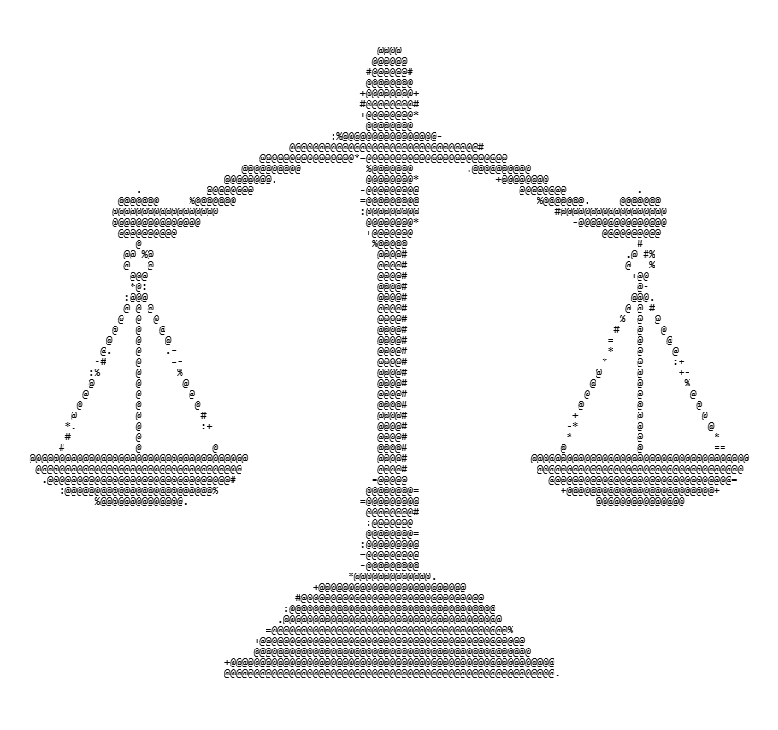 Figure holding a balance illustration